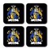 Kenny Coat of Arms/Family Crest Coaster Set, by Carpe Diem