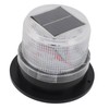 Solar Beacon Light Caution Light 8 LED Dusk to Dawn