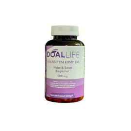Magnesium Komplex 180 Tabletten - Magnesiumcitrat, Magnesium Bisglycinat & Magnesium Malat - Mit Vitamin B6 & D3 - Vegan & Hochdosiert