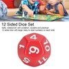 40Pcs 12 Sided Dice Set Polyhedral Dice for Family Party