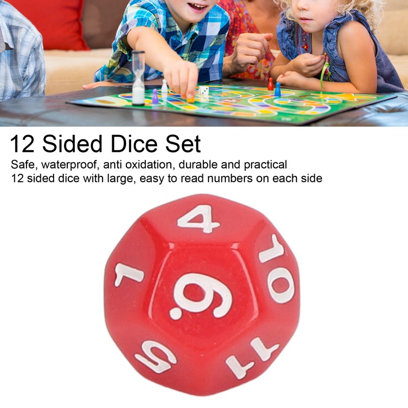 40Pcs 12 Sided Dice Set Polyhedral Dice for Family Party
