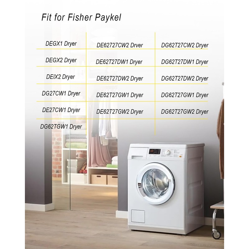 479332 Dryer Drum Bearing Kit Fit for Fisher & Paykel
