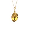 Artisana-Schmuck Elegant amber tree of life pendant (without chain), set