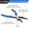 LEONTOOL 3 Pcs Welding Pliers Set, 8-Inch MIG Pliers, Metal