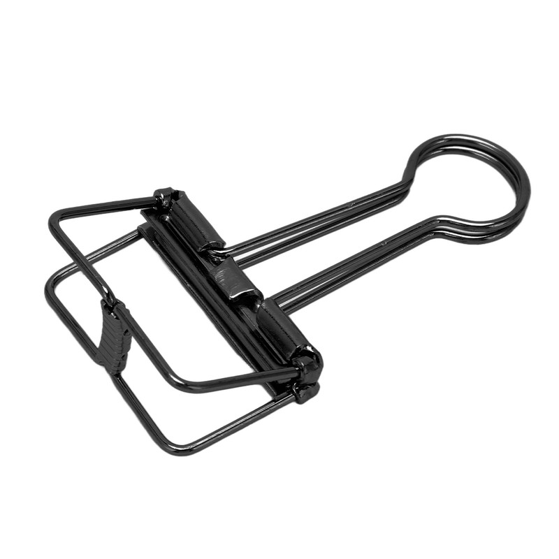 50Pcs Hollow Binder Clips Metal Paper Binder Clips for Documents