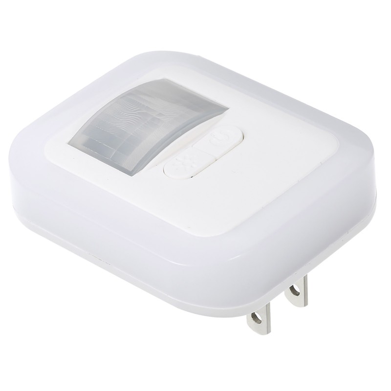 LED Plug-in Motion Sensor Light Wall Night Lamp with Brightness