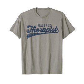 Massage Therapist Cute Vintage Graphic T-Shirt