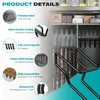 Under Gun Safe Shelf Magazine Holder, Universal Pistol Magazine Holder
