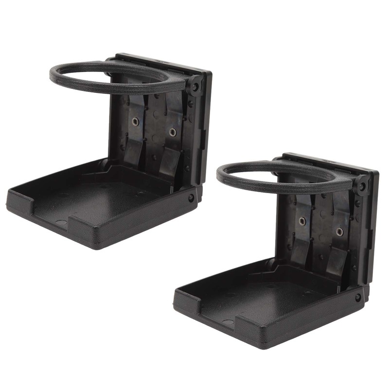 2 Pcs Folding Cup Holder 73mm Compact Space Saving Foldable