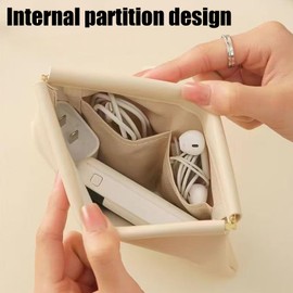 Earbuds Case,Earbuds Pouch Bag with Spring Closure | Compact Storage with Spring Closure for Coin Purse Travel Home Friend Colleagues