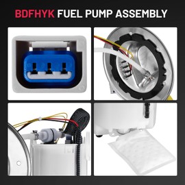 BDFHYK E2301M Electric Fuel Pump Module Assembly, Compatible with Mustang 2001-2004 (3.8L V6 / 3.9L V6 / 4.6L V8)
