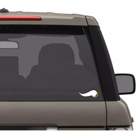 Minnesota Vikings Premium Vinyl Decal 2-Pack - SKOL VIKES! Show Your Horns - 9" wide x 3.6" tall