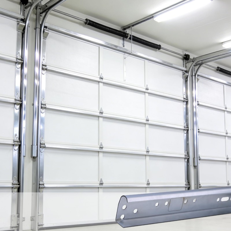 Zadery Heavy Duty 1 Pair Garage Door Vertical Track Kit