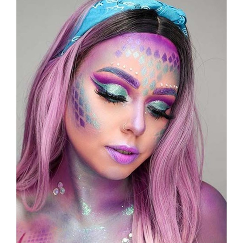 Go Ho 6 Colors Purple Face Body Paint,Cream Water Based