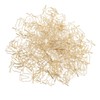 100Pcs Gold Paper Clips Cute Shape Stainless Steel Multifunction Metal