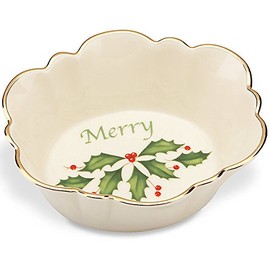 Lenox Holiday Oval Merry Dish