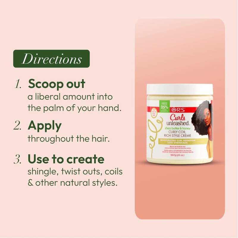 Curls Unleashed Style and Maintenance Shea Butter and Honey Curly