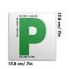 plastific Pack of 4 Magnetic P & L Plates Sticker
