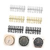 Tofficu 30 Sets DIY Digital Clock Numbers Replacement Parts for