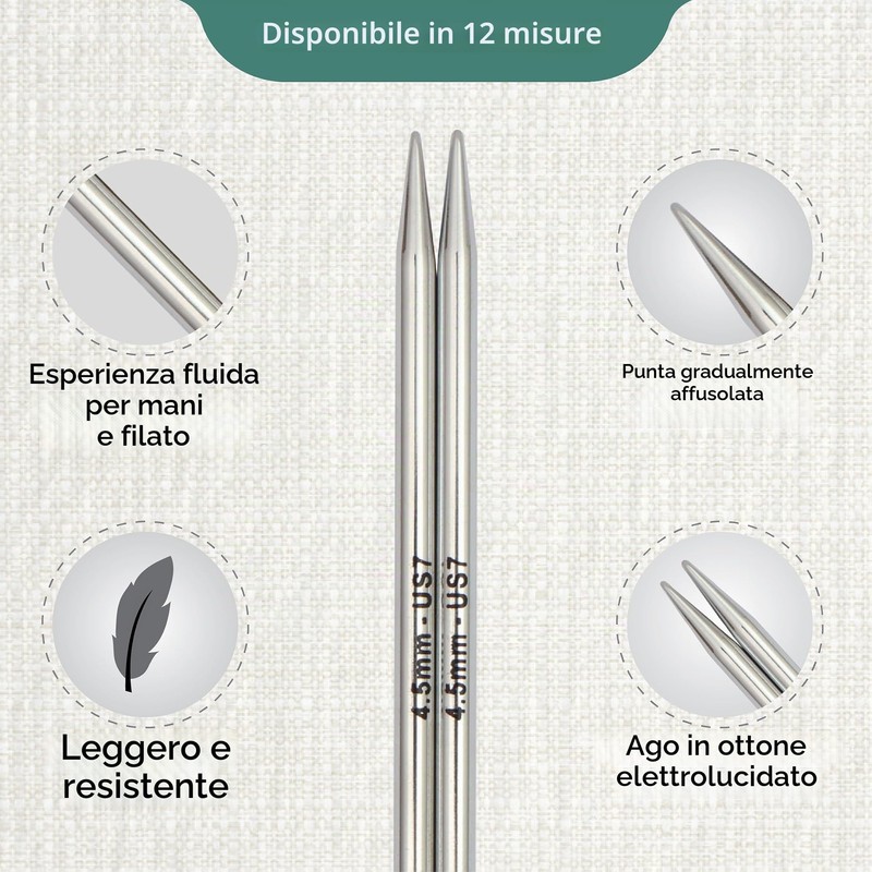 KnitPro - Knitpro Nova Metal Special (4,50 mm) Suggerimenti a