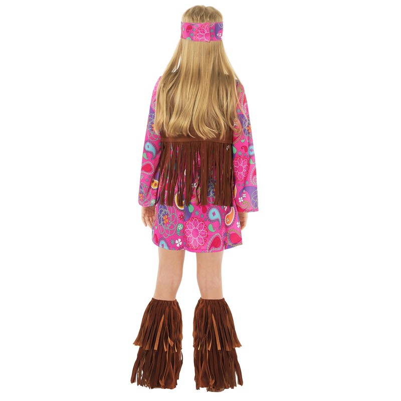 Morph Morph Hippie Kostüm Kinder, Hippie Kostüm Mädchen, Hippi Kostüm