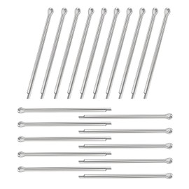 20Pcs Cotter Pin Assortment Kit, XBDZR Zinc Plated Hairpins Fastener Clips for Lawn Mowers and Horticultural Equipment Locking Pin (M3x60mm)
