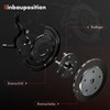 Frankberg 2x Anchor Plate Brake Disc Front Compatible with 6