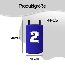 Pack of 4 Sack Bouncing Bags, Bouncy Bag Children, Sack Bouncing Children's Birthday Party Games for Children, Green, Red, Blue, Yellow (46 x 66 cm