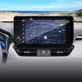 Coleya Anti-Glare Matte Screen Protector for 2023 2024 2025 Toyota RAV4 (Limited/TRD Off-Road/XSE/XLE Premiumn)10.5-in Touchscreen,9H Tempered Glass 2025 RAV4 Hybrid Accessories Anti-Fingerprint 10.5"