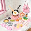 Gotoofun Kids Cooking Set Real for Beginners, 28PCS Mini Kitchen