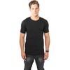 Urban Classic Men's Fitted Stretch Tee T-Shirt, Schwarz (Black 7),