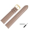 MARBURGER Watch Strap 18 mm Leather Smooth Tool Assembly Set