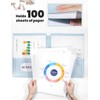 SUNEE 3 Hole Pocket Folders (6 Pack, Pastel Color), Plastic