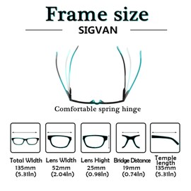 5 Pack Spring Hinge Reading Glasses Rectangular Fashion Quality Readers for Men and Women (5 Pack Mix, 6.00, multiplier_x)