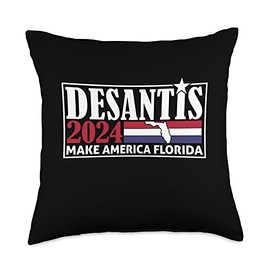 Yeevaa Desantis 2024 Throw Pillow, 18x18, Multicolor
