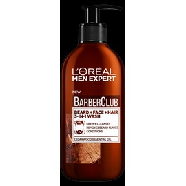 L'Oreal Paris Men Expert Barber Club Beard + Face + Hair 3 in 1 Wash 200mL