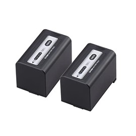 2 Units VW-VBD58 Batteries and AC/DC Charger Compatible With Panasonic AG-VBR59, BGH1, HC-X1, HC-X1500, HC-X2000, AG-CX10, AG-CX350, AG-UX180, AG-AC30, AG-UX90, AG-DVX200, HC-MDH3E, AJ-PX270, AJ-PX230