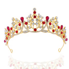 Snowtain Women's Crown, 1 Piece Wedding Bridal Crystal Tiara, Wedding Bridal Tiara, Crown Bridal for Weddings, Proms, Pageants, Princess Parties, Birthday Parties, Alloy, Rhinestone