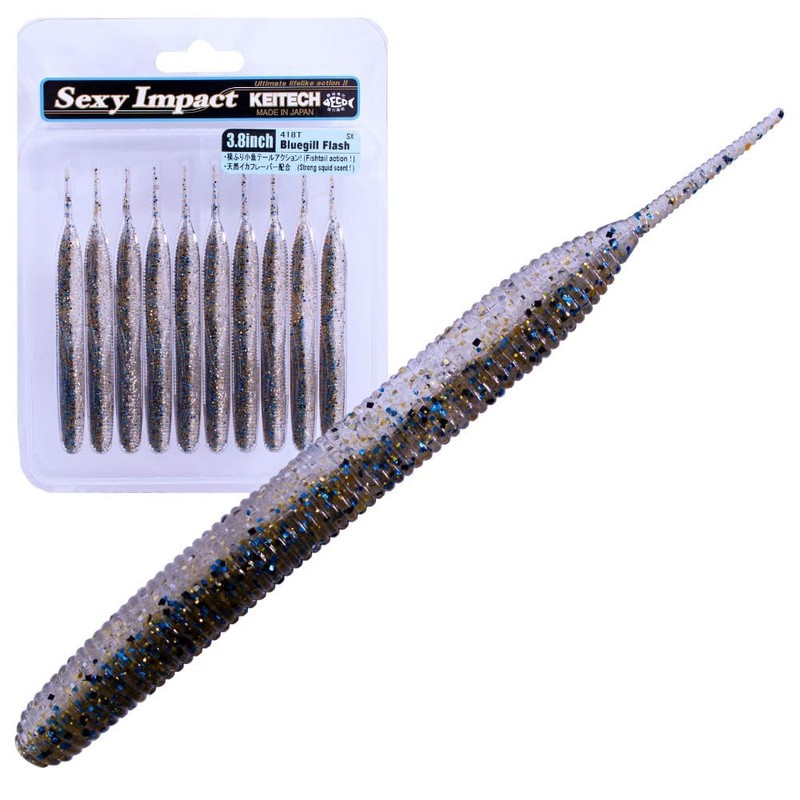 Keitech (kay Tech) Lure Sexy Impact 3.8 440 erekutorikkusyaddo