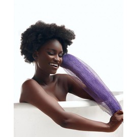 African Exfoliating Net Sponge, Ethically Sourced From Nigeria:_Green