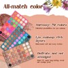 120 Colours Matte Make-Up Eyeshadow Palette, Eye Makeup Palette Glitter,