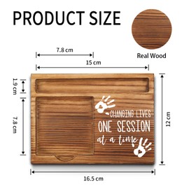 Changing Lives One Session at a Time Sticky Note Holder Gifts for Speech Pathology Assistant, Therapy, Occupational Therapy, Therapist, Self-Stick Note Pad Holders GAA29