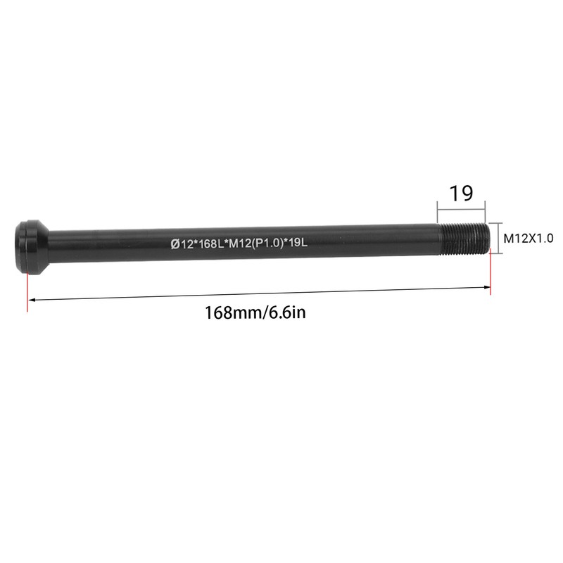 Bicycle Rear Fork Thru Axle Skewer Bike Repair Replacement for