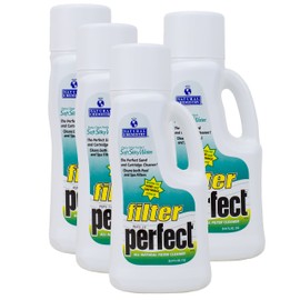 Natural Chemistry Filter Perfect Pool Filter Cleaner - 4 x 1 Liter