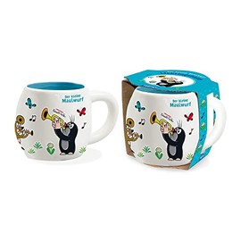 Trötsch Der kleine Maulwurf 3D Keramiktasse Lieblingstasse Musik: Kaffeetasse Teetasse Geschenkidee Geschenk Tasse