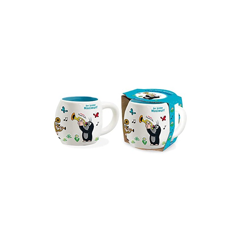 Trötsch Der kleine Maulwurf 3D Keramiktasse Lieblingstasse Musik: Kaffeetasse Teetasse