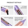 AIKO 6 in 1 Ceramic Curling Iron Wand with Hair