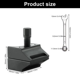 SHENGYIG Car Suspension Split Hub, Carbon Steel Car Suspension Split Hub Knuckle Spreader, Knuckle Puller with Wrench, for Strut Spreader