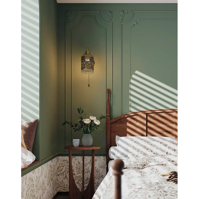 Dimoon 78.7''x17.7'' Green Peel and Stick Wallpaper Contact Paper Modern