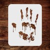 Bloody Handprint Stencil 11.4 x 15 cm (S) - Human